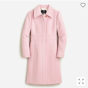 New J.Crew Lady Day Top Coat in Italian Double Cloth Wool